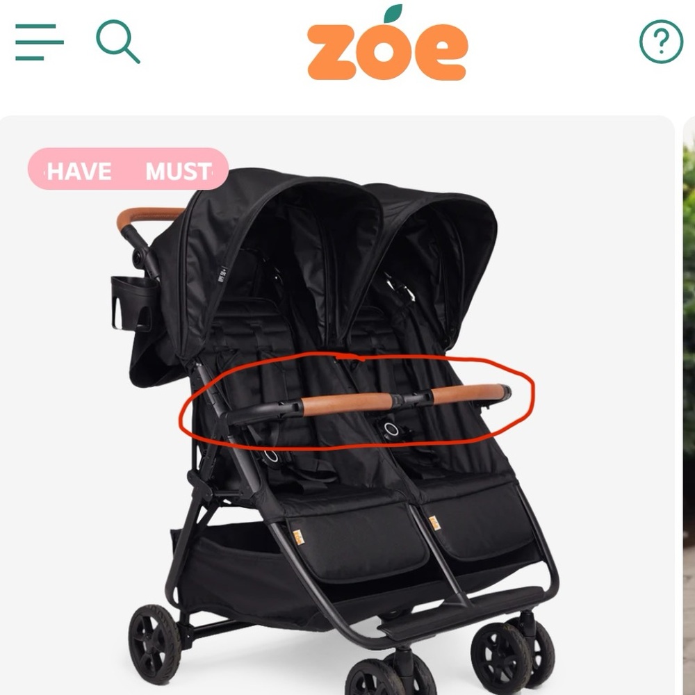 Zoe Twin Double Belly Bar Attachment